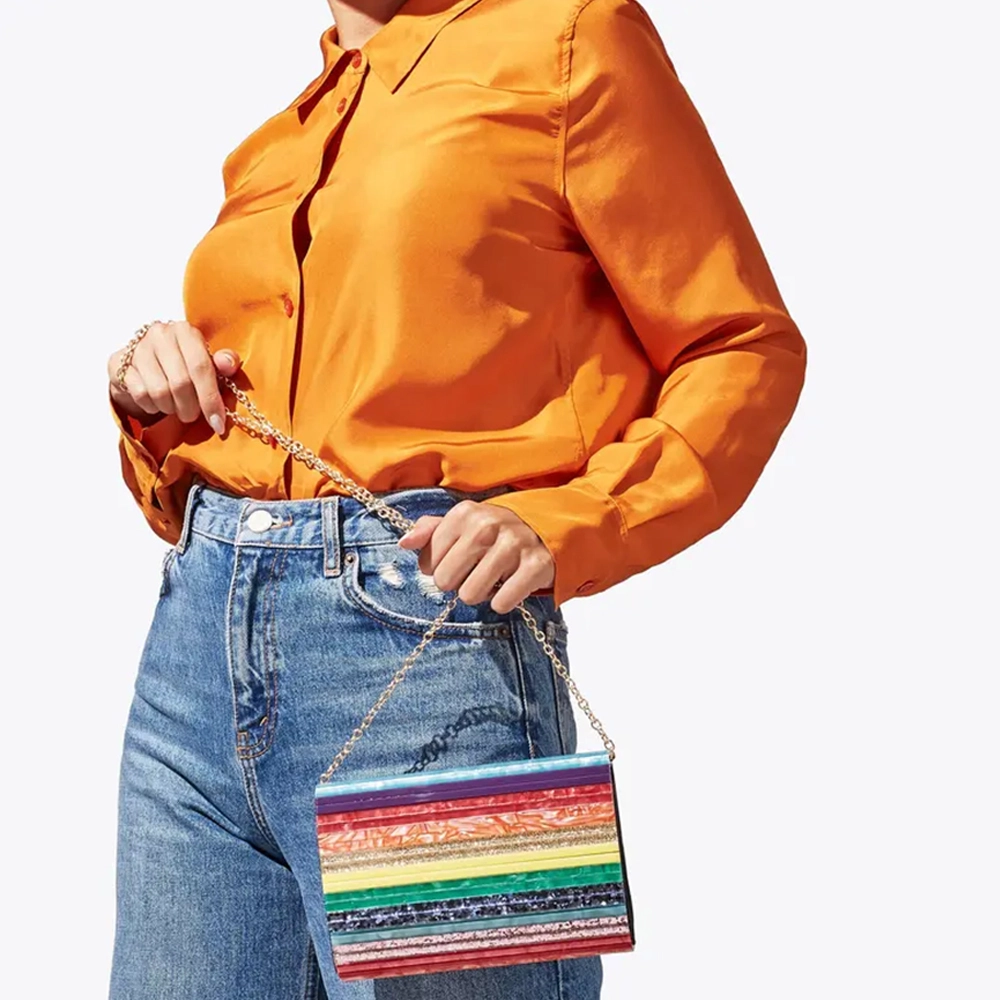 Kurt Geiger Party Envelope clutch mult/other bij Duifhuizen