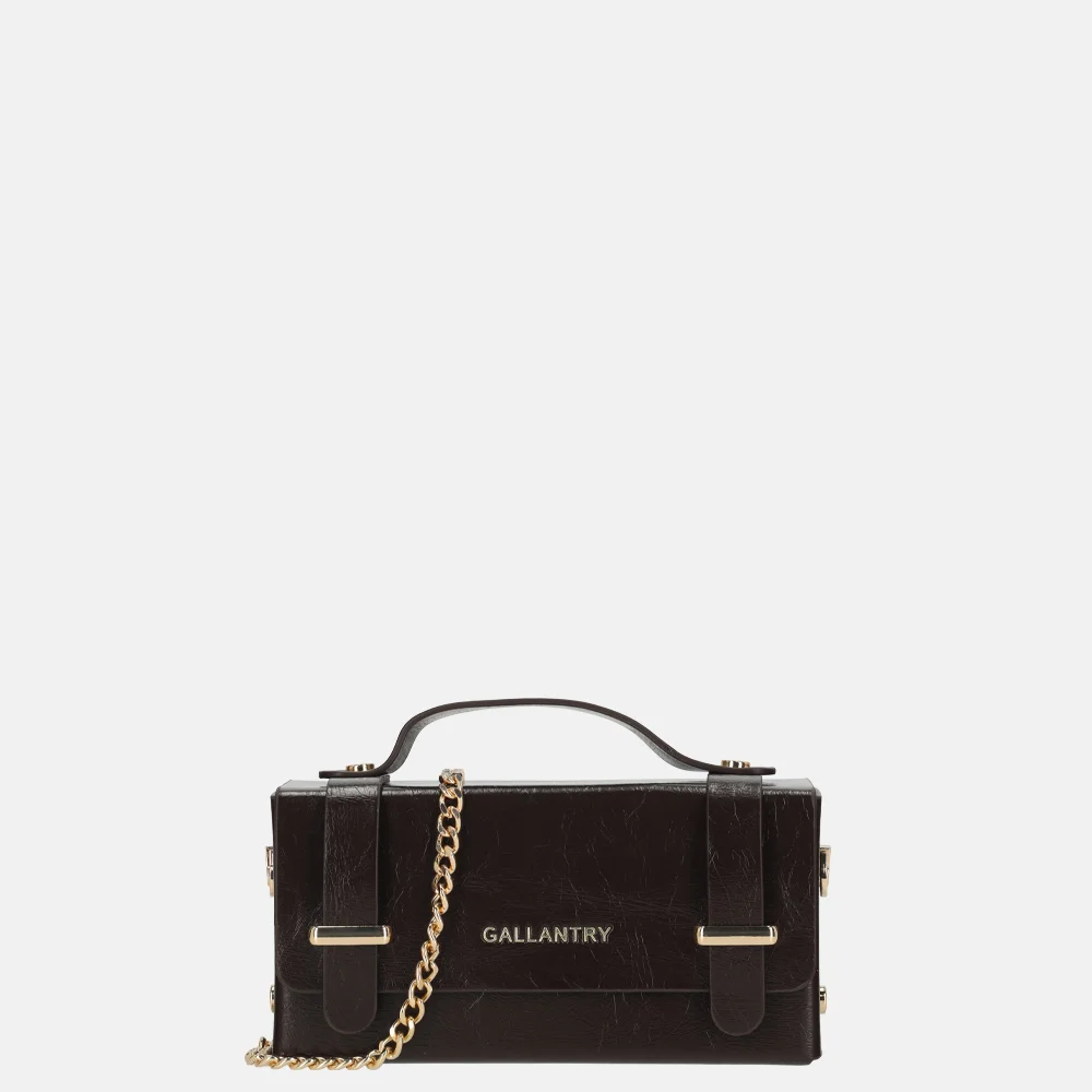 Firenze crossbody tas lak coffee