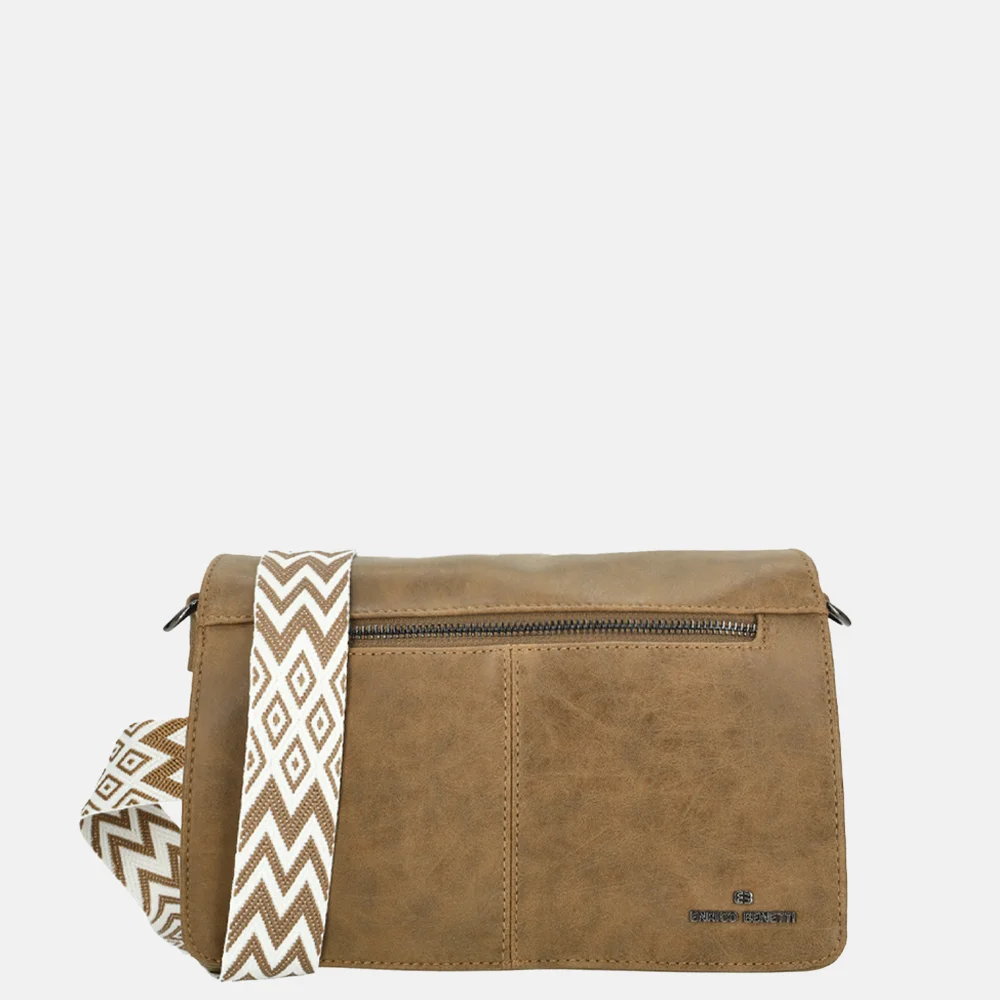 Enrico Benetti Stacey crossbody tas camel