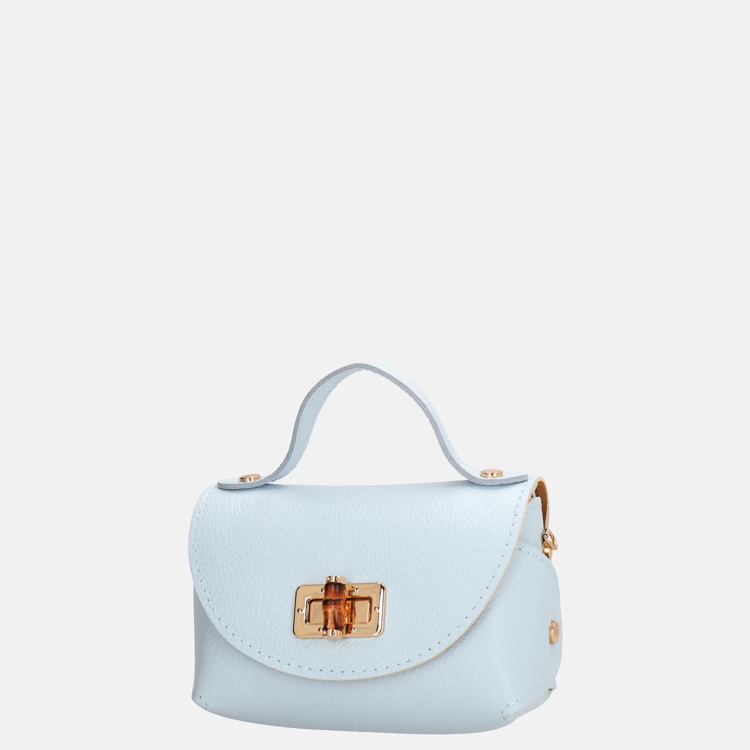 Charm London Bamboo handtas lichtblauw bij Duifhuizen