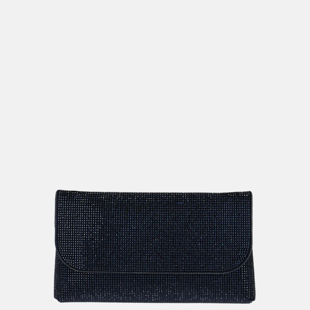 Flora & Co clutch strass blue bij Duifhuizen