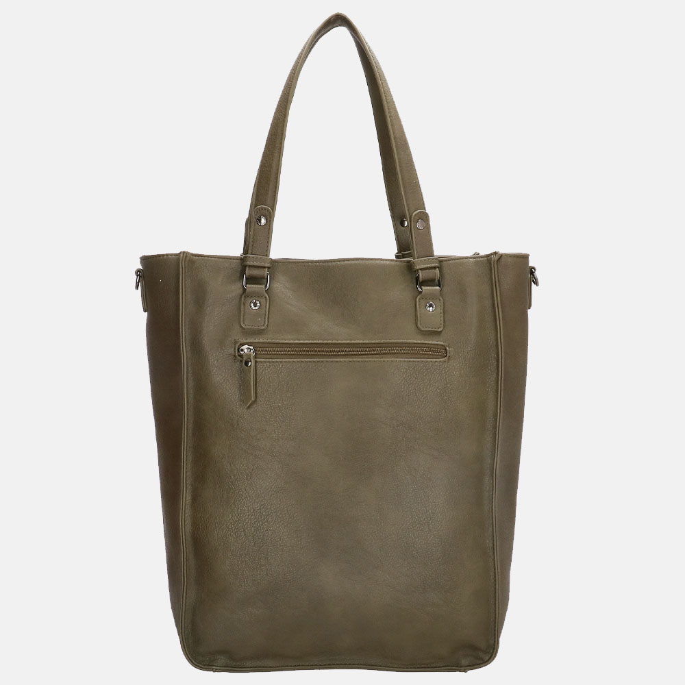 Enrico Benetti Lily shopper 17 inch olive bij Duifhuizen