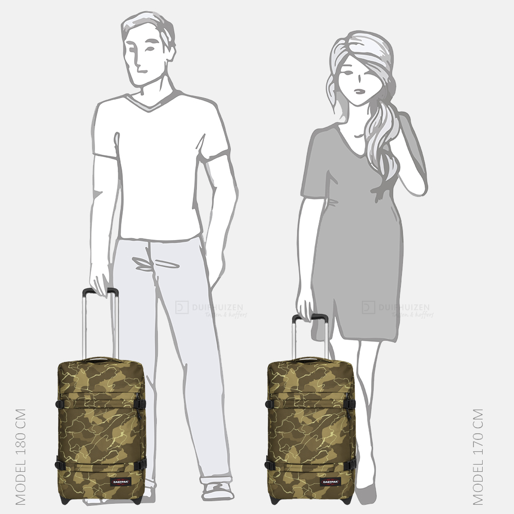 Eastpak Transit'R reistas S camouflash khak bij Duifhuizen