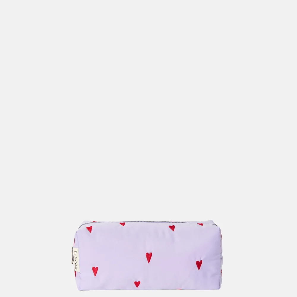 Studio Noos Puffy toilettas purple hearts