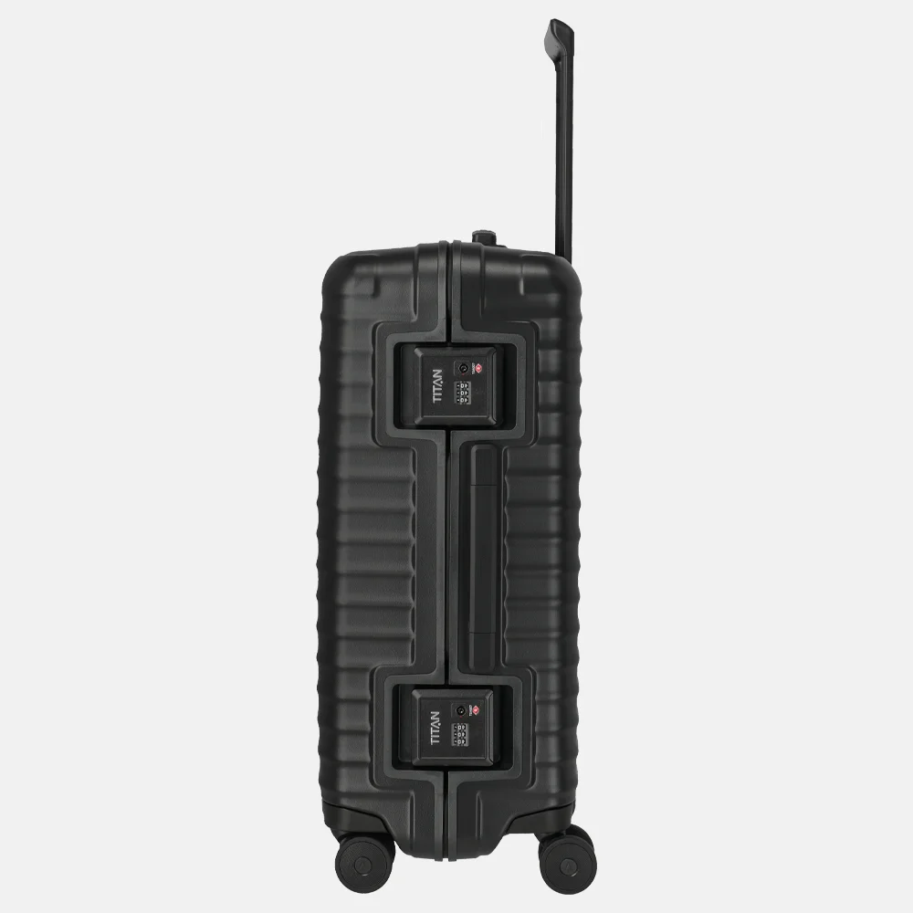 Titan Overseas reiskoffer 69 cm nightshade black bij Duifhuizen
