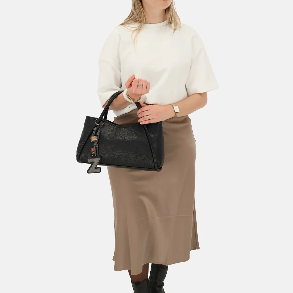 Zebra Trends Sofie handtas M zwart bij Duifhuizen