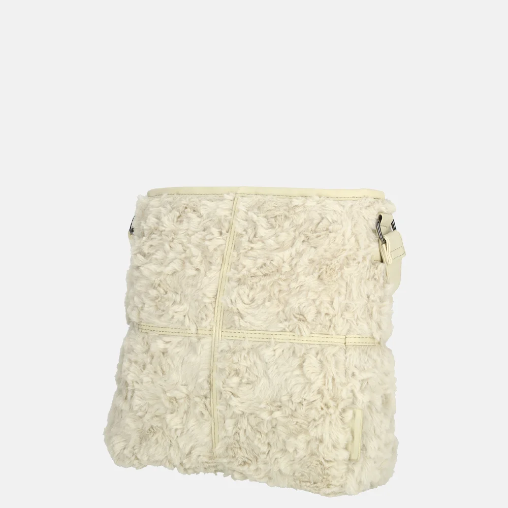 Enrico Benetti Fay crossbody tas teddy off white bij Duifhuizen