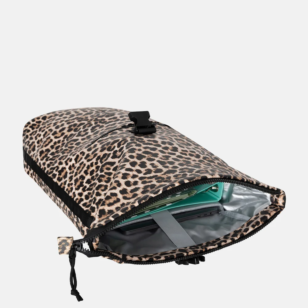 New Rebels Mart laptoprugzak 15 inch leopard bij Duifhuizen