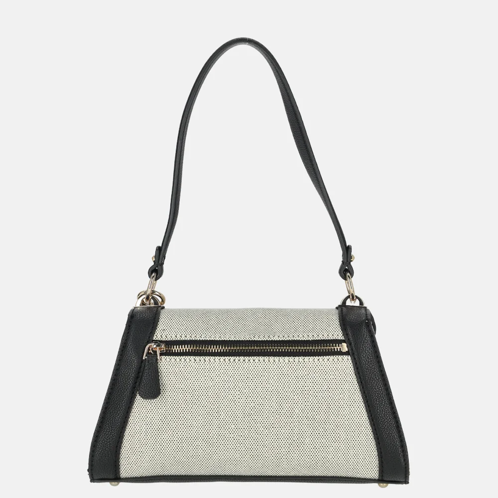 Guess Karnilla schoudertas naturel/black bij Duifhuizen