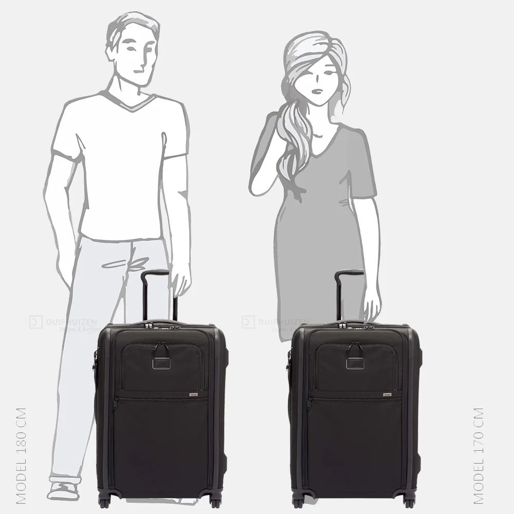 Tumi Alpha Short Trip Expandable koffer 66 cm black bij Duifhuizen