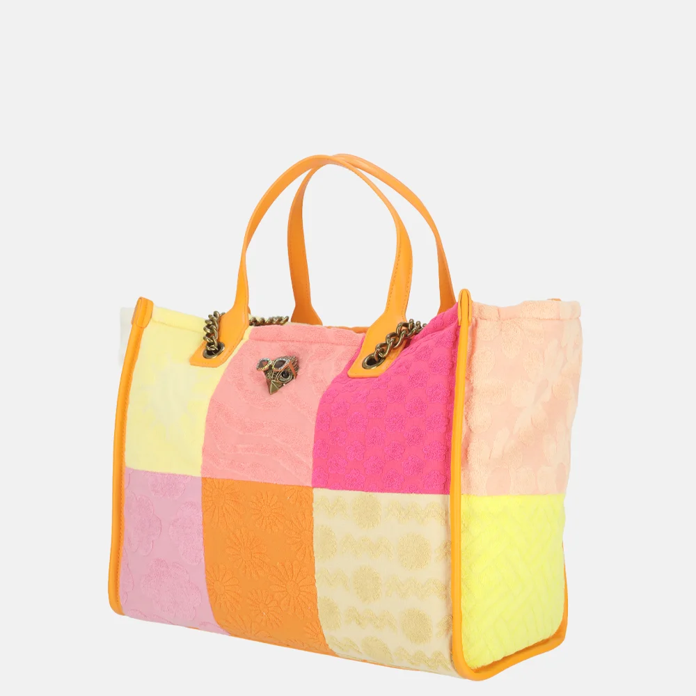 Kurt Geiger Hoxton shopper badstof multi bij Duifhuizen