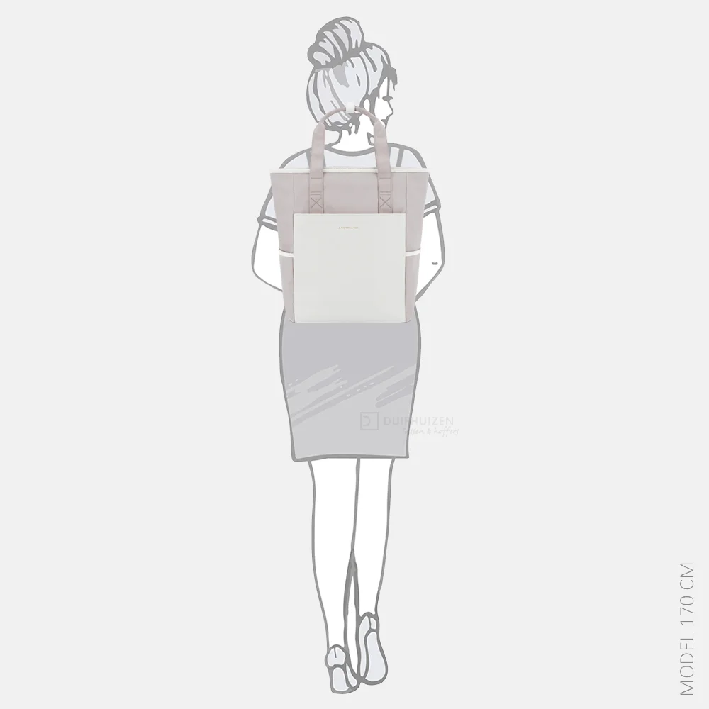 Kapten & Son Lindby rugzak 14 inch muted clay bij Duifhuizen