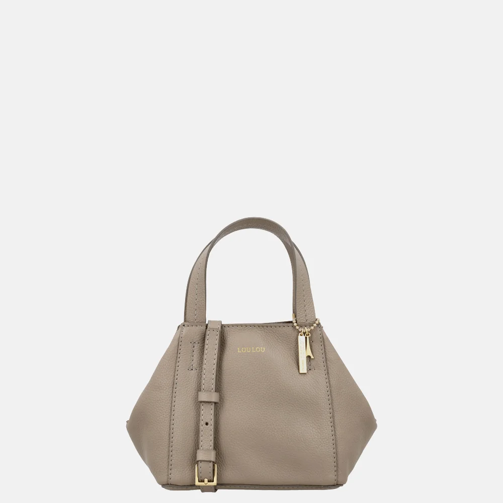 Loulou Essentiels Elodie handtas soft sepia