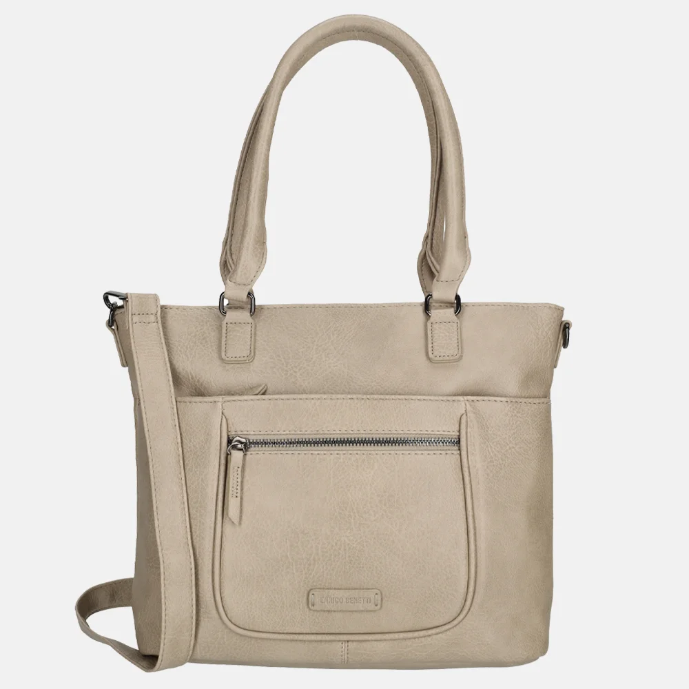 Enrico Benetti Emma handtas lichttaupe