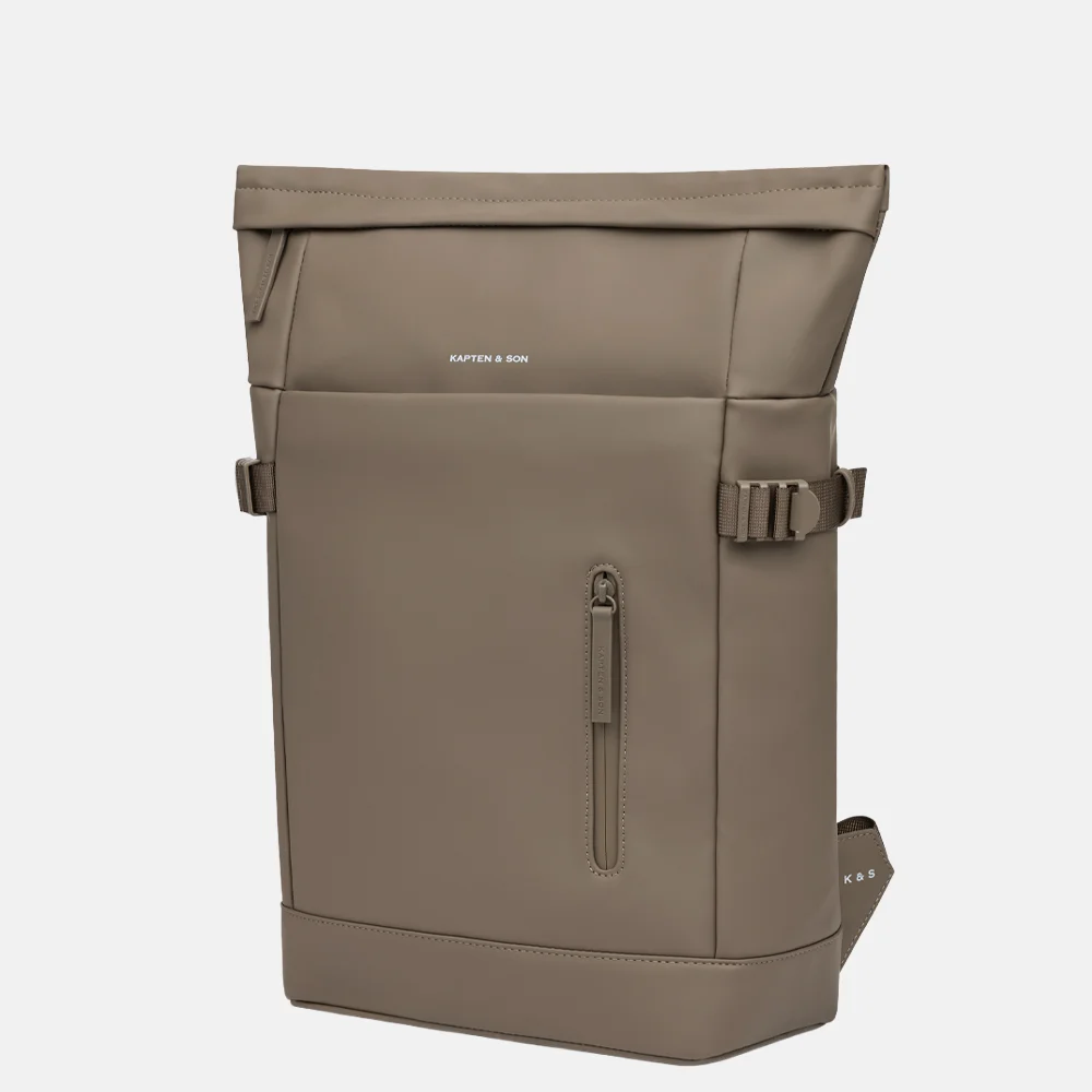 Kapten & Son Helsinki 2.0 laptoprugzak 15 inch walnut bij Duifhuizen