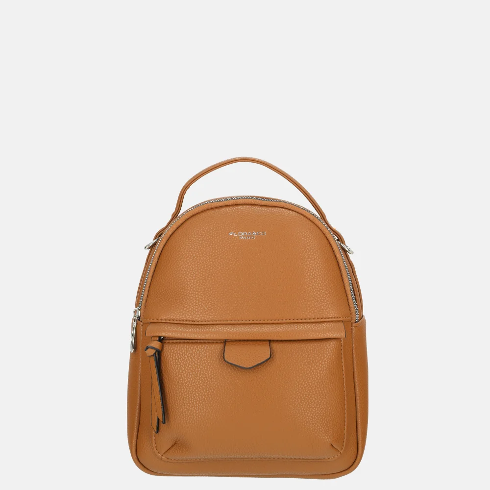 Flora & Co rugzak camel bij Duifhuizen
