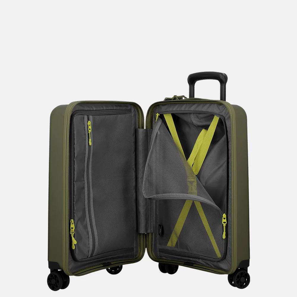 Jump Enais handbagage koffer 55 cm olive bij Duifhuizen
