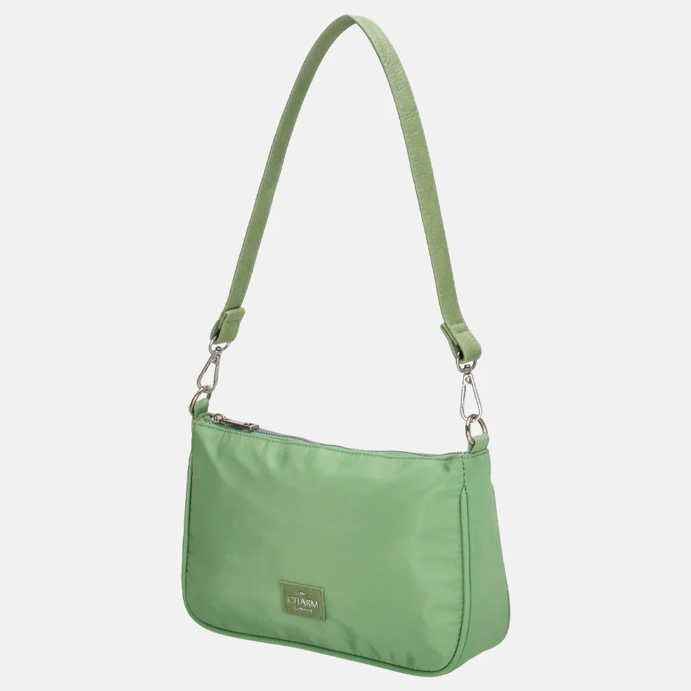 Charm London crossbody tas mint bij Duifhuizen