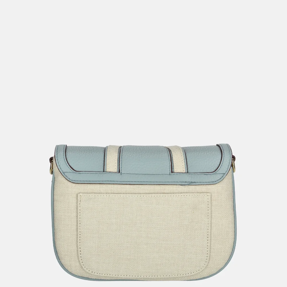 Laurent David crossbody tas light blue bij Duifhuizen