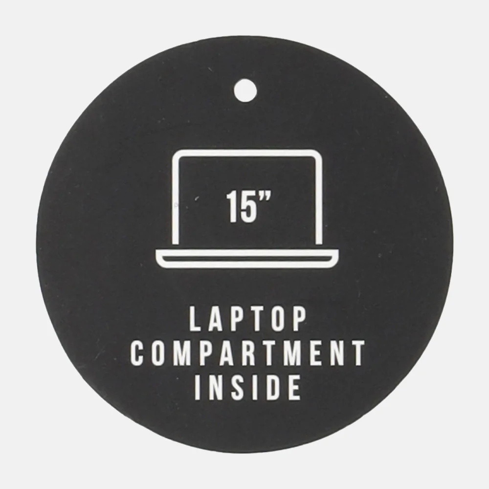 Enrico Benetti Swindon laptoprugzak 15 inch zwart bij Duifhuizen