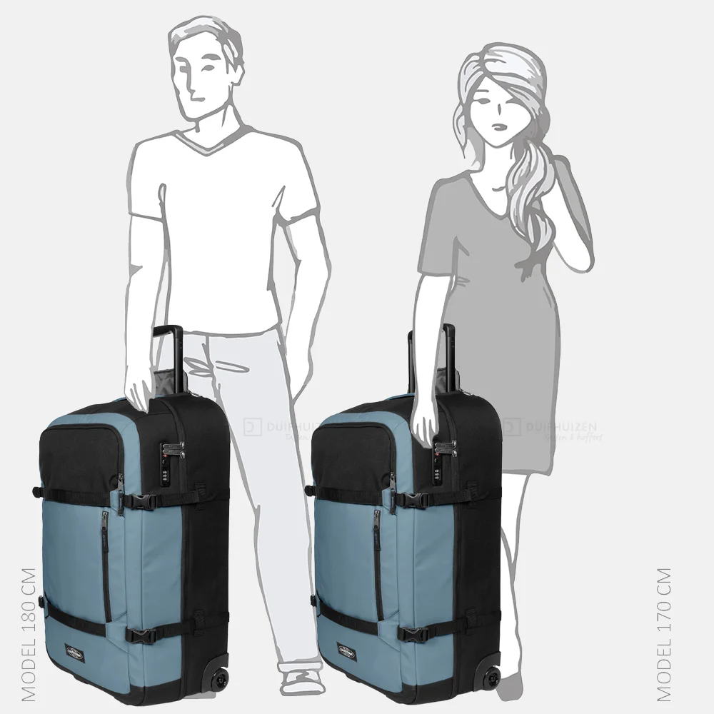 Eastpak Transit'r Pro L reistas op wielen 81 cm blauw bij Duifhuizen