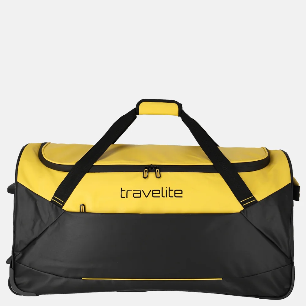 Travelite Tarp reistas op wielen 71 cm black/yellow bij Duifhuizen
