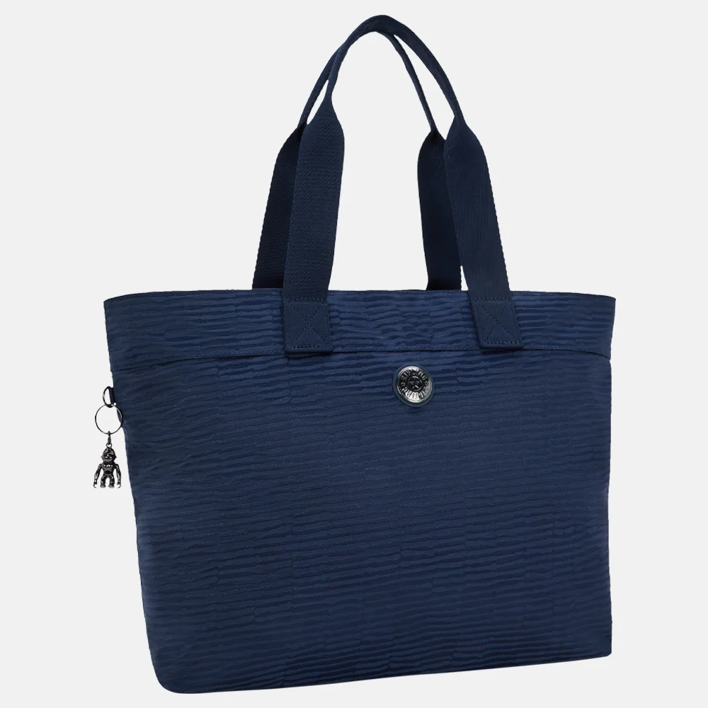 Kipling Colissa up night shopper ocean jacquard bij Duifhuizen