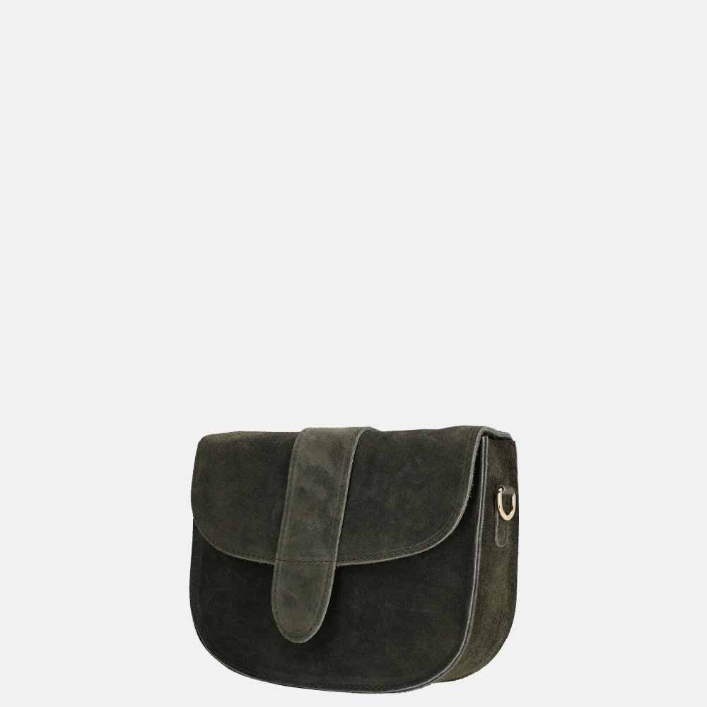 Charm London crossbody tas olijfgroen bij Duifhuizen