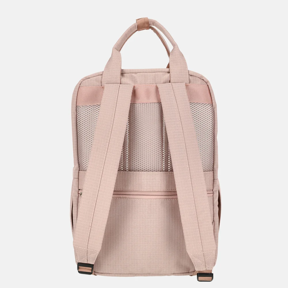 Enrico Benetti Luzern rugzak 2 vaks 17 inch roze bij Duifhuizen