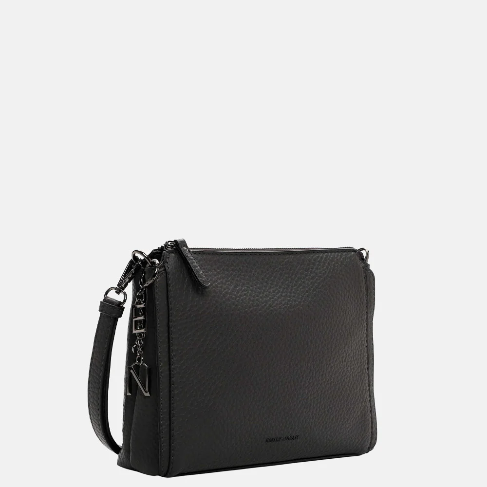 Emily & Noah Harleen crossbody tas grey bij Duifhuizen