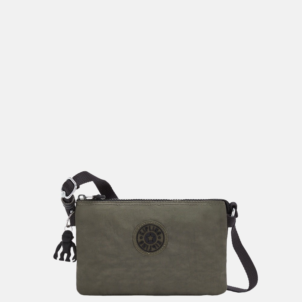 Kipling Creativity XB crossbody tas green moss bij Duifhuizen