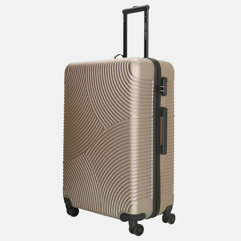 Enrico Benetti Louisville koffer 75 cm champagne bij Duifhuizen