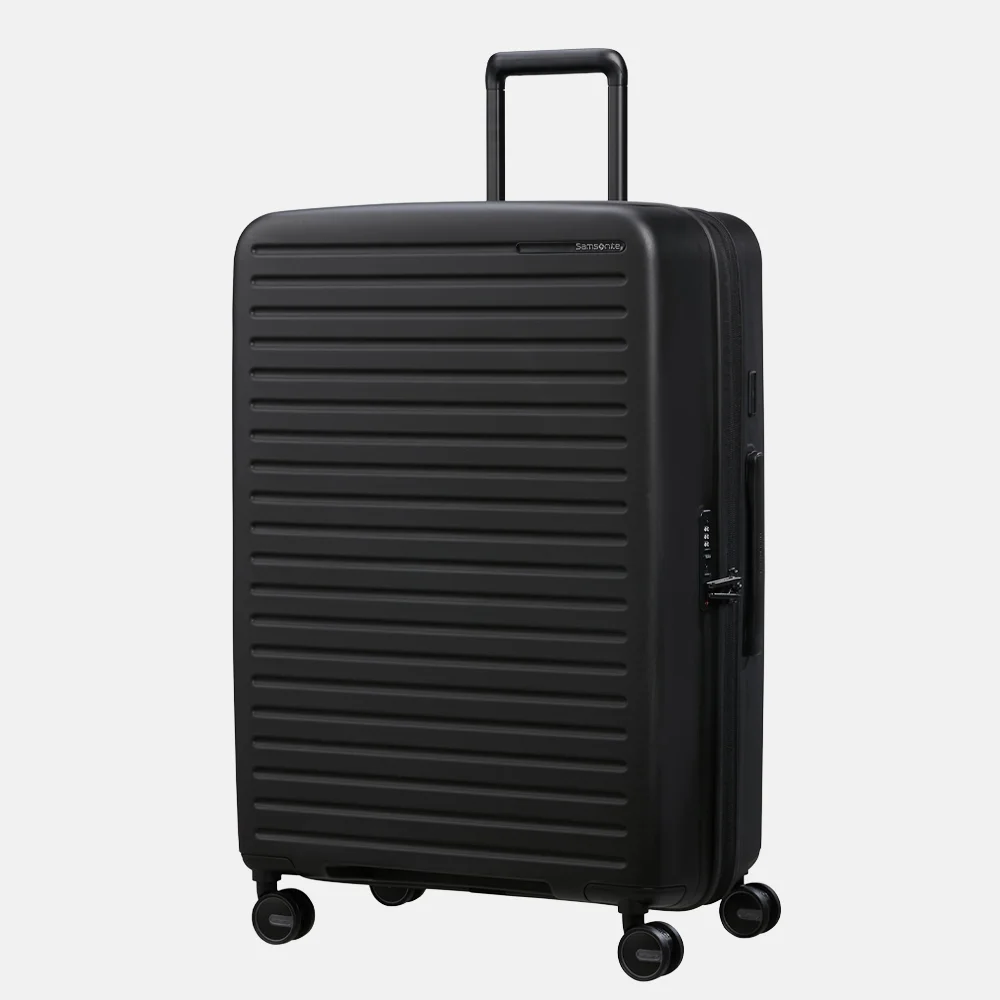 Samsonite RestackD reiskoffer 75 cm uitbreidbaar black bij Duifhuizen
