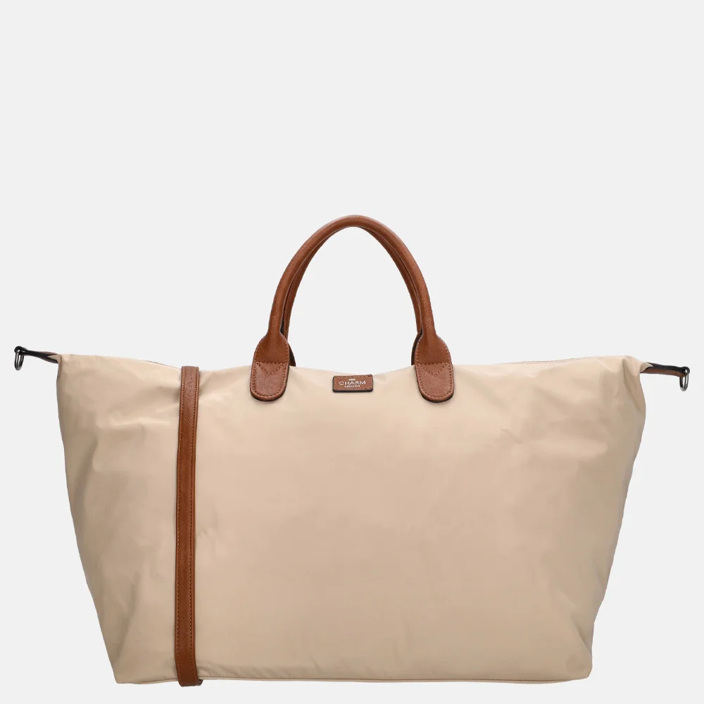 Charm London Buckingham weekendtas zand