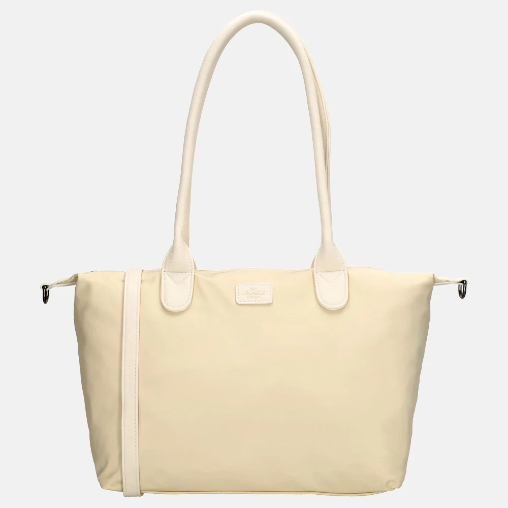 Charm London Buckingham Mono shopper M creme