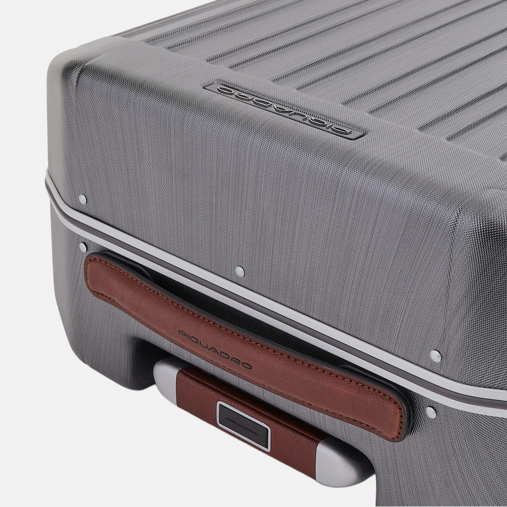 Piquadro handbagage koffer 55 cm ncu nero bij Duifhuizen