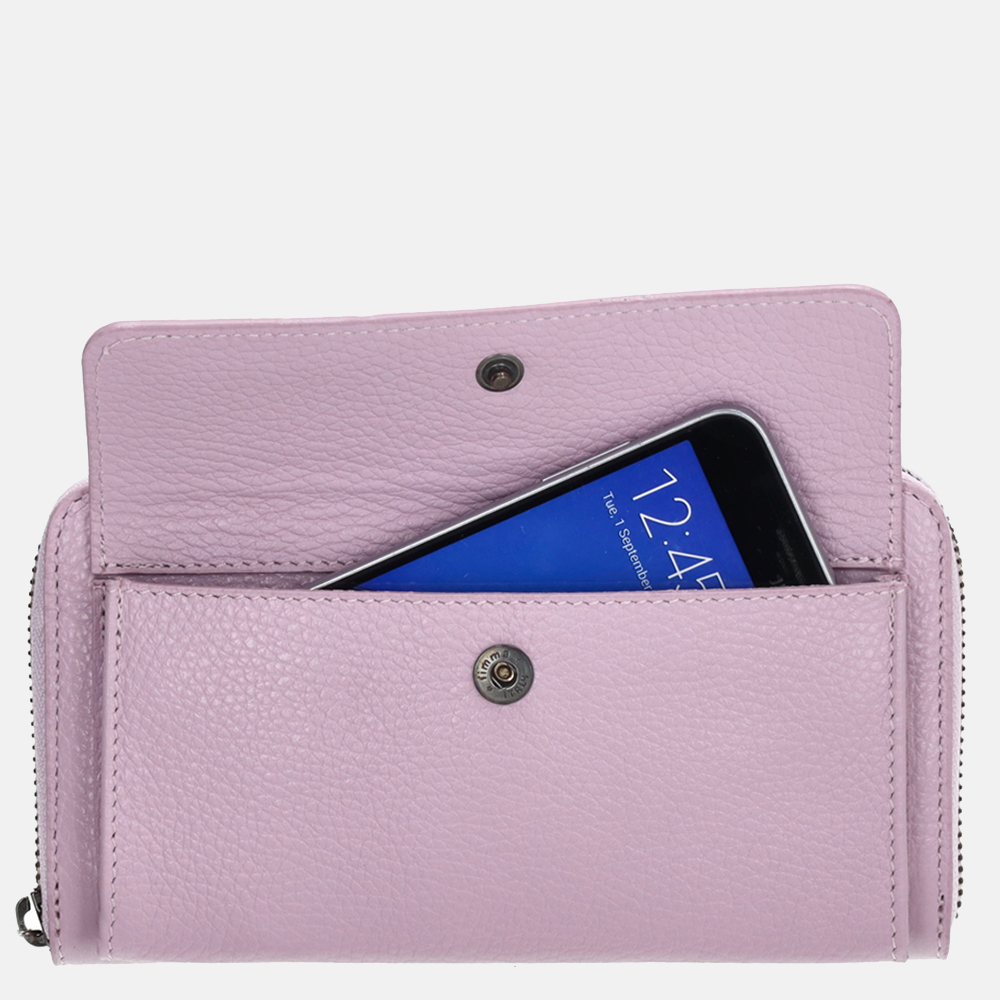 Charm London portemonnee/crossbody tas lila bij Duifhuizen