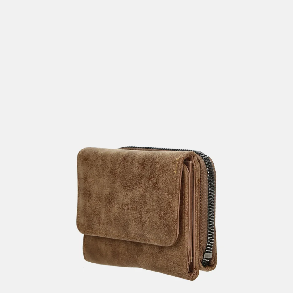 Enrico Benetti Zoë overslagportemonnee camel bij Duifhuizen