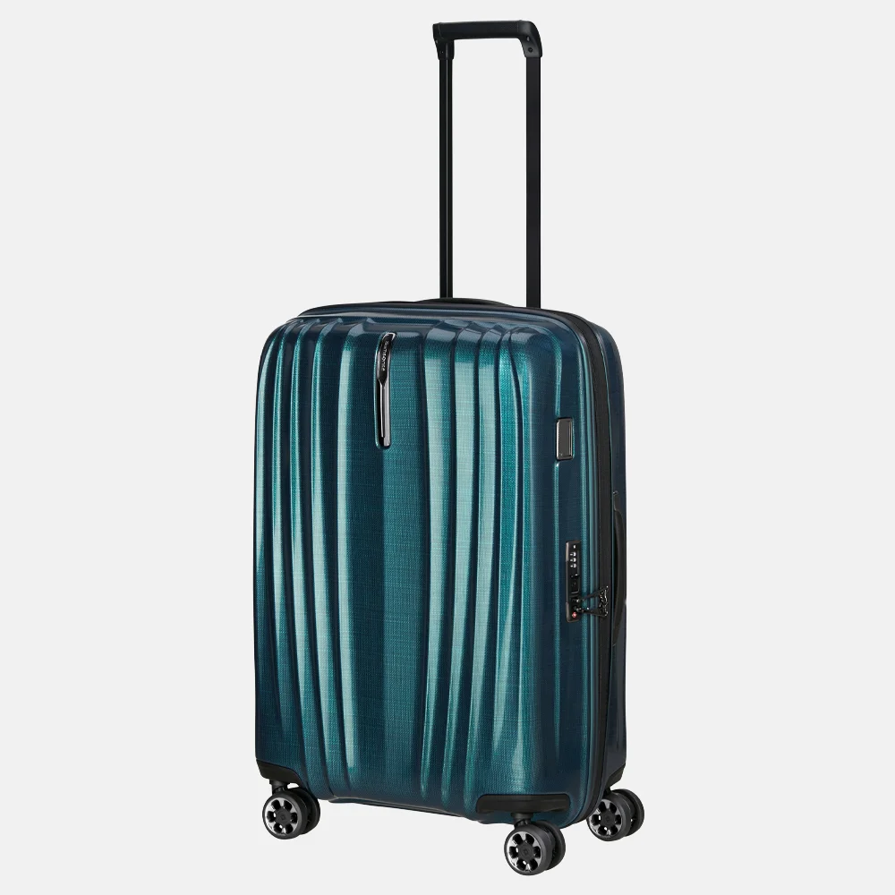 Samsonite Nexis Spinner Expendable reiskoffer 70 cm deep petrol bij Duifhuizen