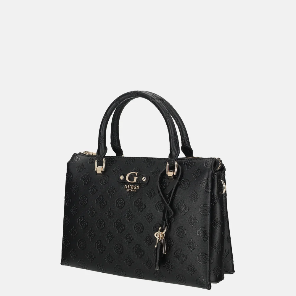 Guess Dita handtas black logo bij Duifhuizen