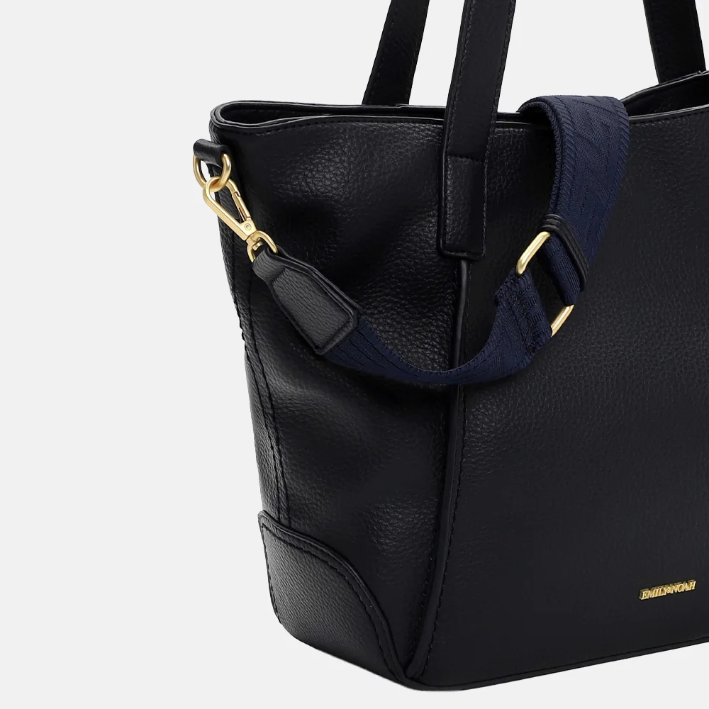 Emily & Noah Julie shopper L blauw bij Duifhuizen