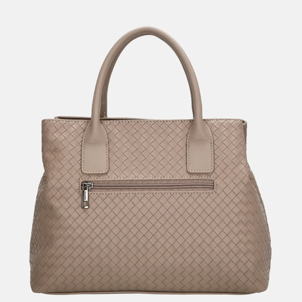 Charm London Mirabello handtas M taupe bij Duifhuizen