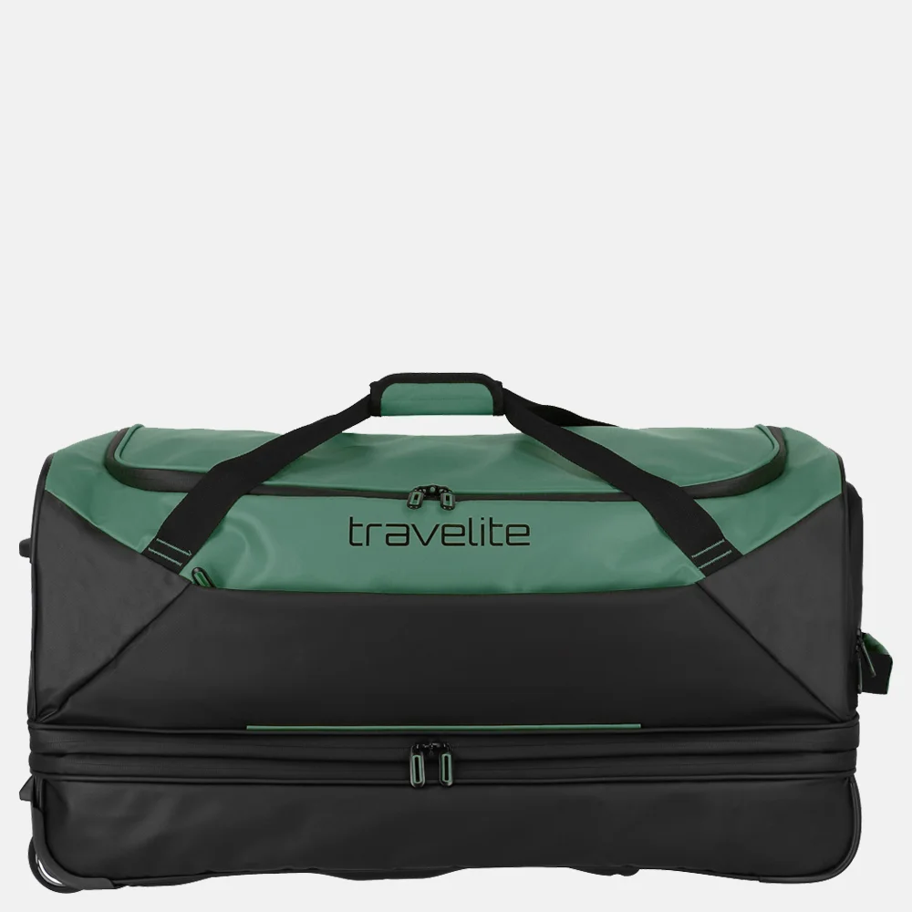 Travelite Basics reistas op wielen 70 cm green bij Duifhuizen