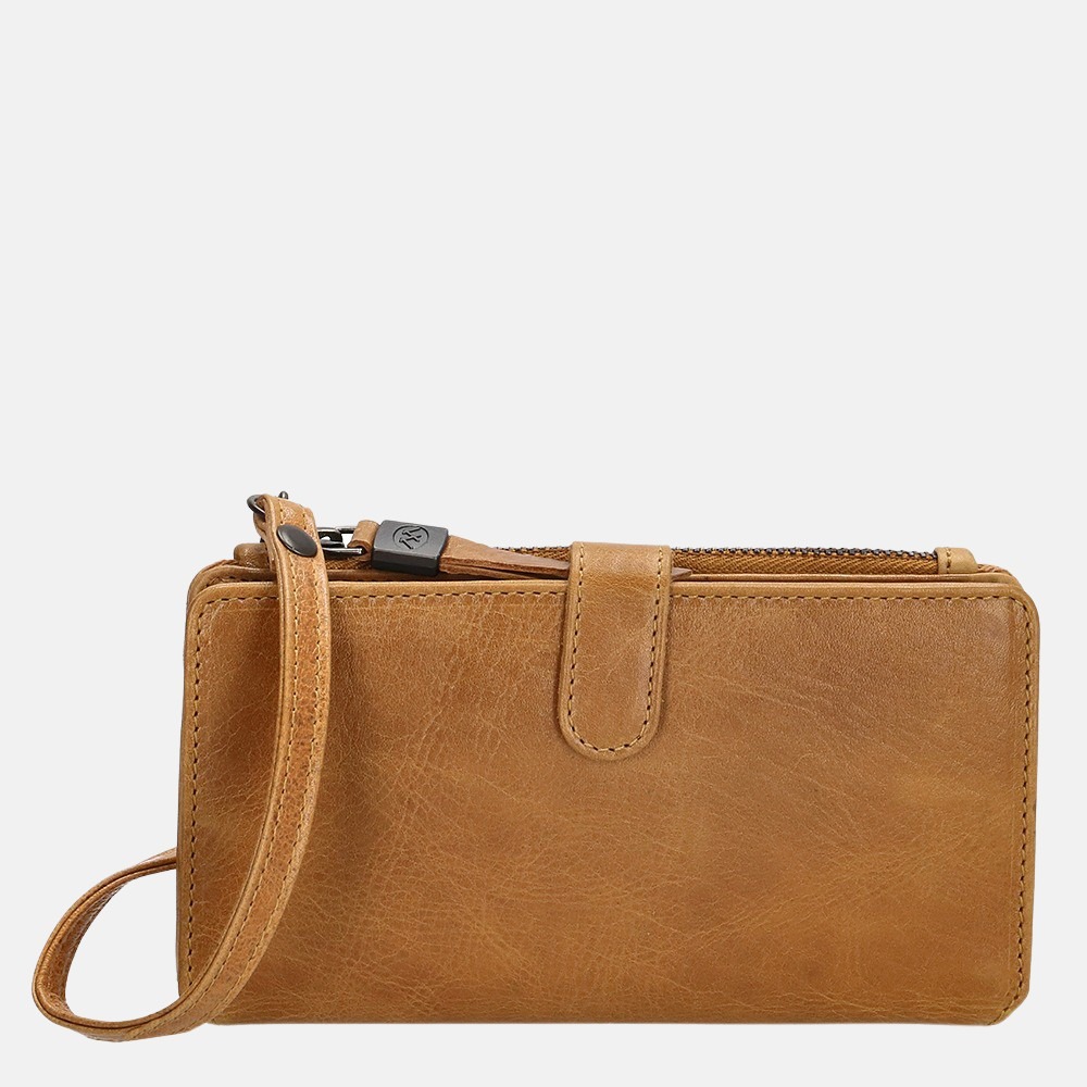 Micmacbags Porto portemonnee/telefoontasje oker