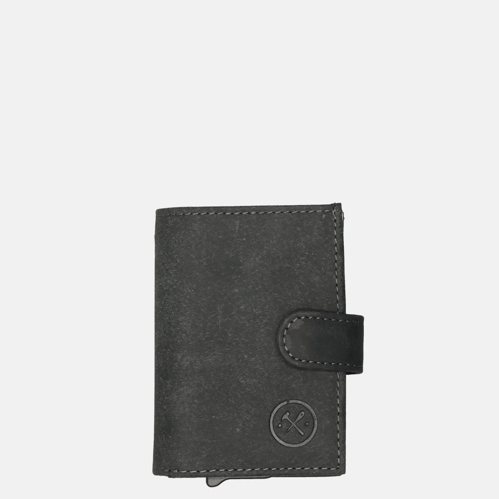 Hide & Stitches dubbele pasjeshouder zwart
