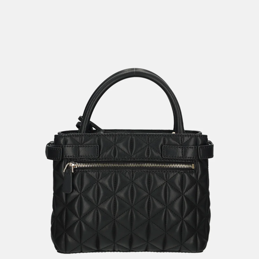 Guess Paisleigh satchel handtas S black bij Duifhuizen