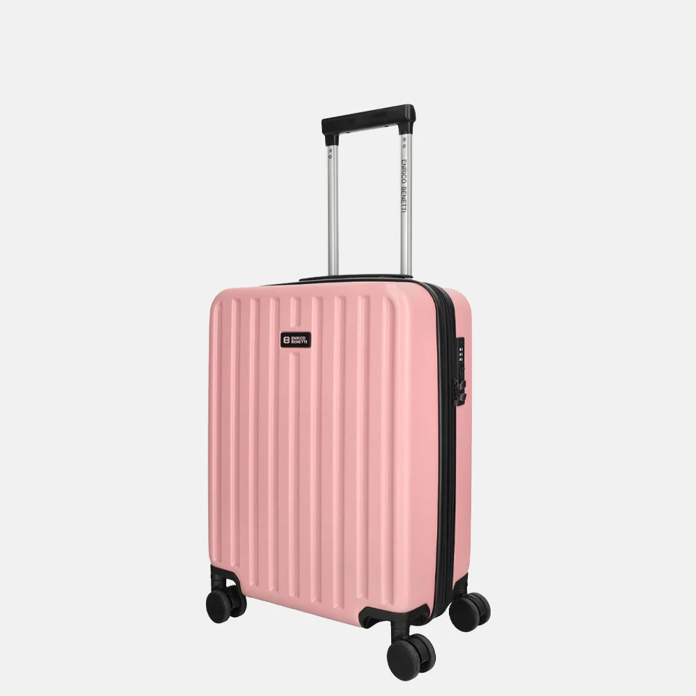 Enrico Benetti Portland kofferset 3-delig roze bij Duifhuizen