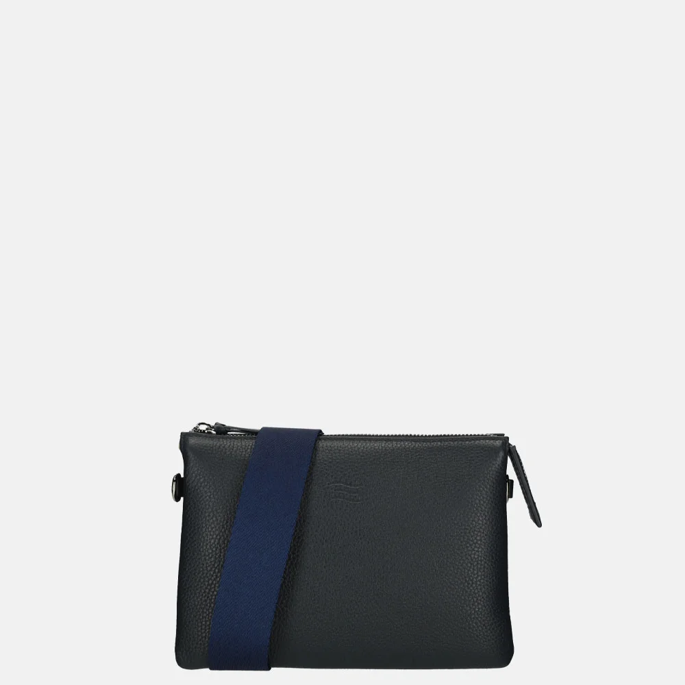 Crinkles crossbody tas navy bij Duifhuizen