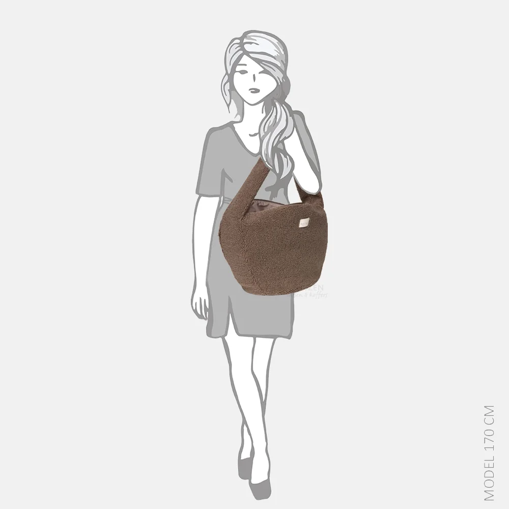 Studio Noos crossbody tas brown bij Duifhuizen