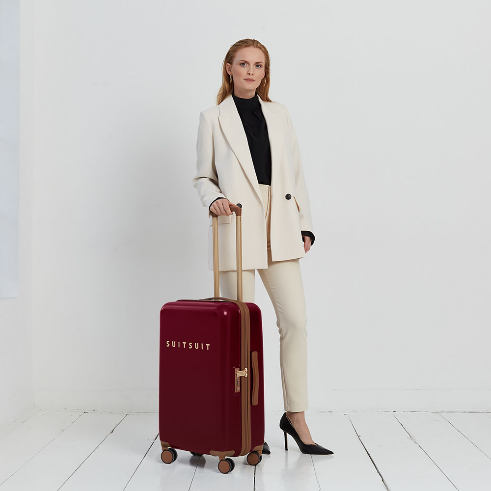 SUITSUIT Fab Seventies Classic koffer 66 cm biking red bij Duifhuizen